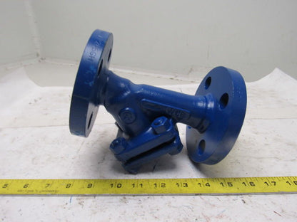 Crane FK J7-7464 1" CL 300 Flange Inline Y Strainer Clean Out