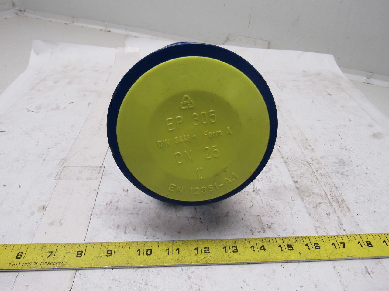 Crane FK J7-7464 1" CL 300 Flange Inline Y Strainer Clean Out