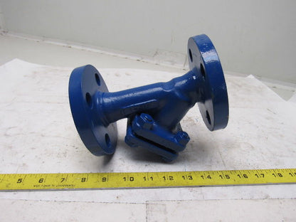 Crane FK J7-7464 1" CL 300 Flange Inline Y Strainer Clean Out
