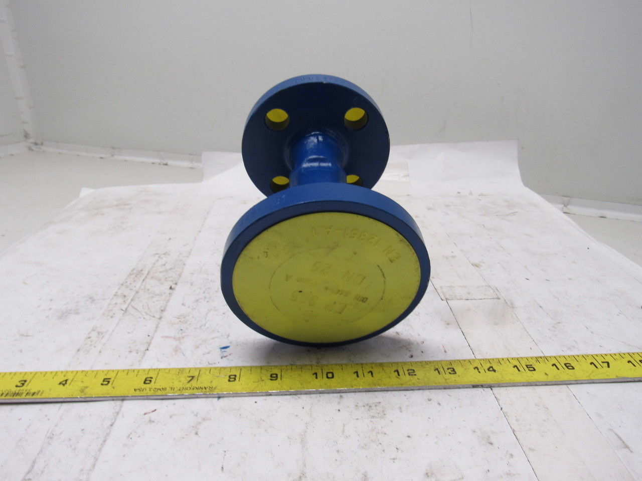 Crane FK J7-7464 1" CL 300 Flange Inline Y Strainer Clean Out