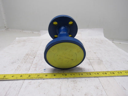 Crane FK J7-7464 1" CL 300 Flange Inline Y Strainer Clean Out