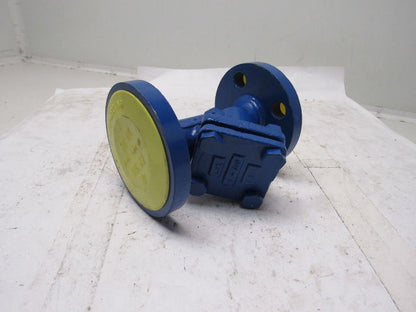 Crane FK J7-7464 1" CL 300 Flange Inline Y Strainer Clean Out