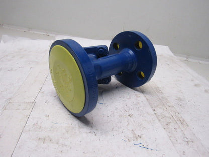 Crane FK J7-7464 1" CL 300 Flange Inline Y Strainer Clean Out