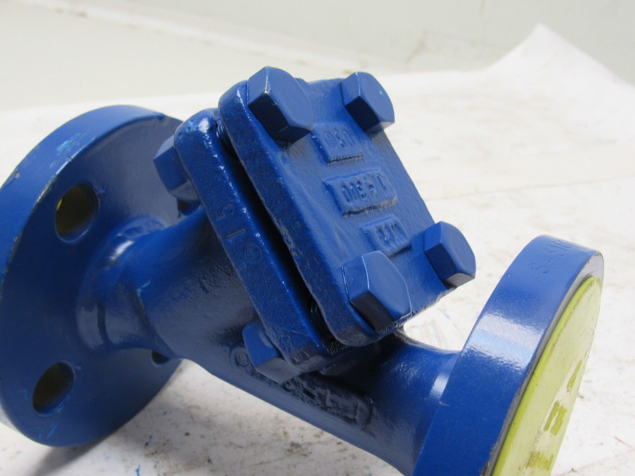 Crane FK J7-7464 1" CL 300 Flange Inline Y Strainer Clean Out