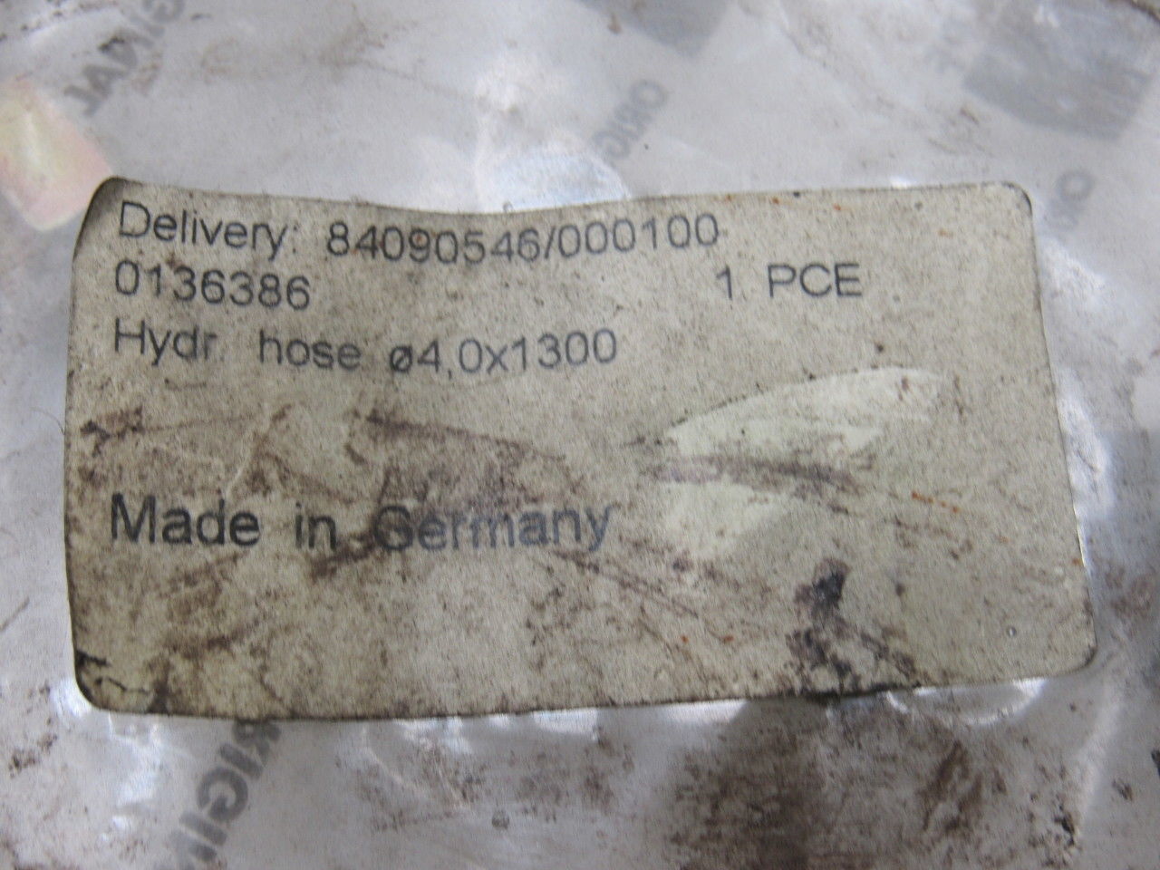 Trumpf 0136386 4,0x1300 AF4 Compression Fitting Hydraulic Hose Assembly OEM