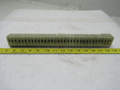 132 Point Electrical Terminal Contact Block Strip Mounted 4 Strips