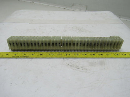 132 Point Electrical Terminal Contact Block Strip Mounted 4 Strips