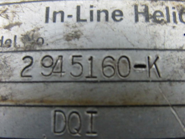 Rexnord Link-Belt 2945160-K 986:1  1.71RPM Output Inline Helical Gear Reducer