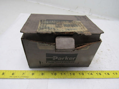 Parker 24 R50X-S Straight Thread Run Tee 37° Flare x SAE-ORB x 37° Flare Fitti