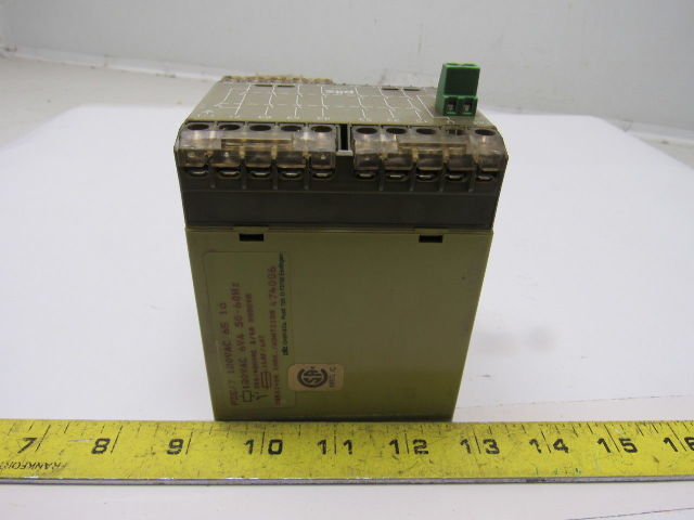 Pilz PZE/7 120VAC 6S 18 Safety Relay Module 120V