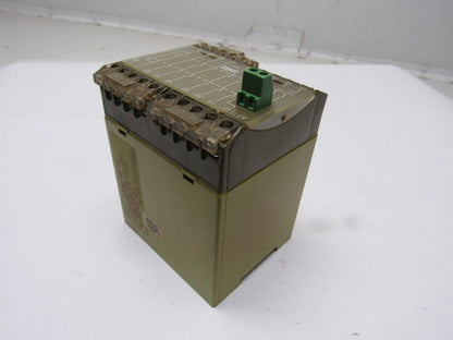 Pilz PZE/7 120VAC 6S 18 Safety Relay Module 120V