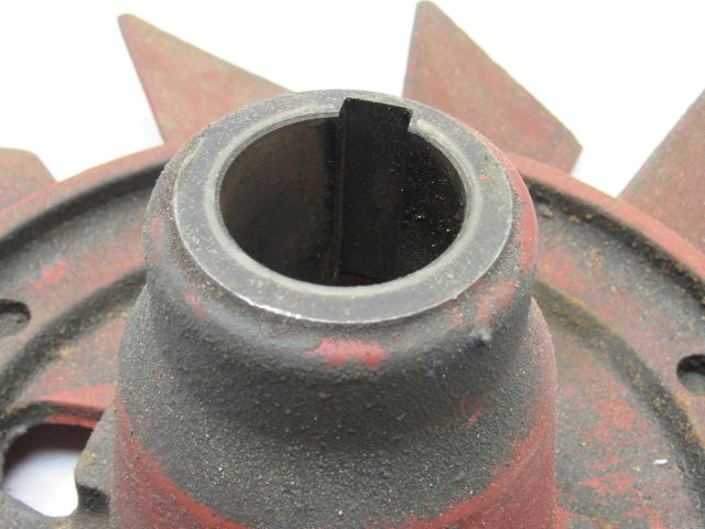 IWH 17" Cast Iron Short Blade Fan 1-3/4" Shaft Vintage Industrial Art Lamp Base