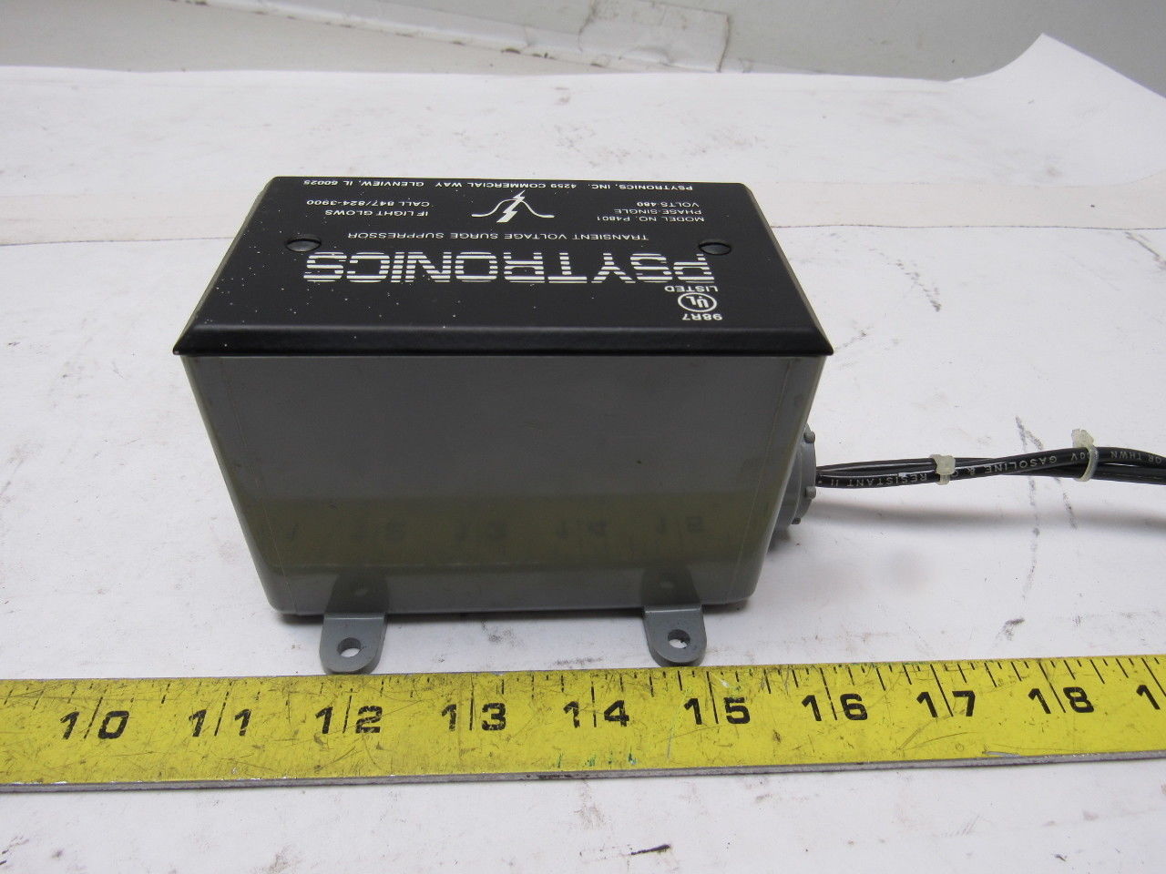 Psytronics P4801 Transient Voltage Surge Suppressor Single Phase 480V