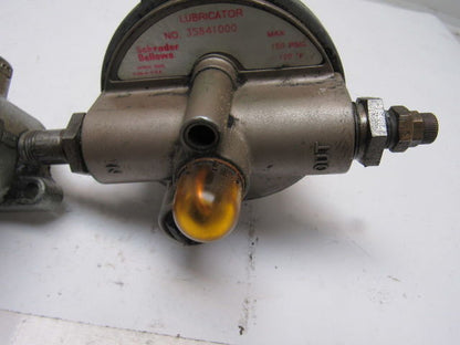 Schrader Bellows K0551037 35841000 150PSI Lubricator & Pilot Line Valve Assembly