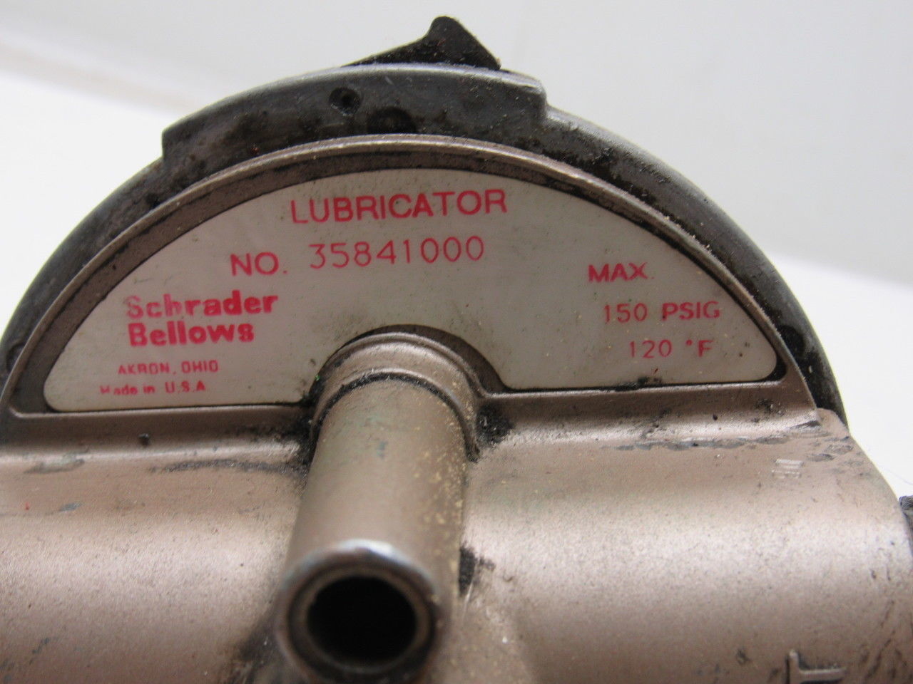 Schrader Bellows K0551037 35841000 150PSI Lubricator & Pilot Line Valve Assembly