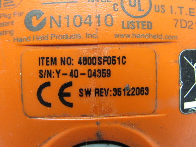 Hand Held Products 4800SF051C IMAGETEAM 4800 SR/SF Barcode Scanner 2D Imager