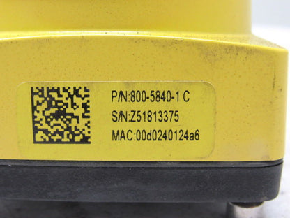 Cognex 800-5840-1C Insight 5000 24VDC 27x0.5 B&W Camera Scanner MAC00d0240124a6