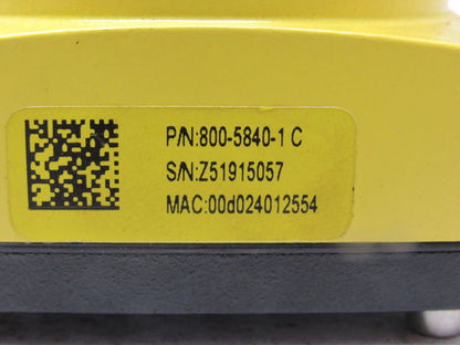 Cognex 800-5840-1C Insight 5000 24VDC 27x0.5 B&W Camera Scanner MAC00d024012554