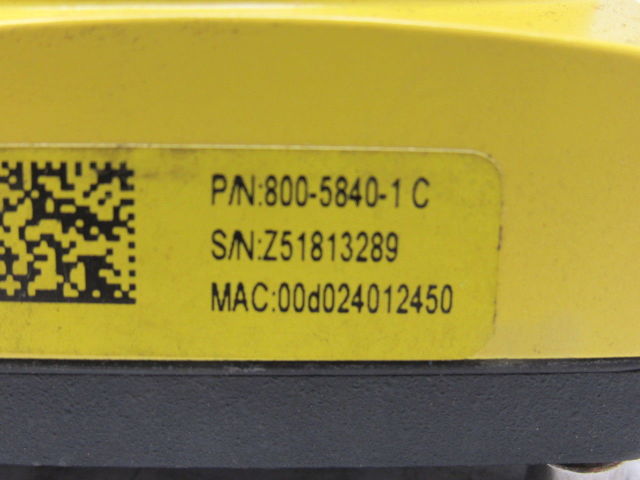 Cognex 8005840-1C Insight 5000 24VDC 27x0.5 B&W Camera Scanner MAC00d024012450