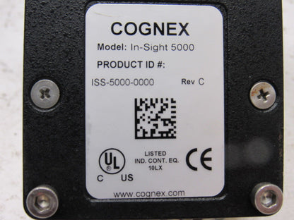 Cognex 800-5840-1C Insight 5000 24VDC 27x0.5 B&W Camera Scanner MAC00d0240124a4