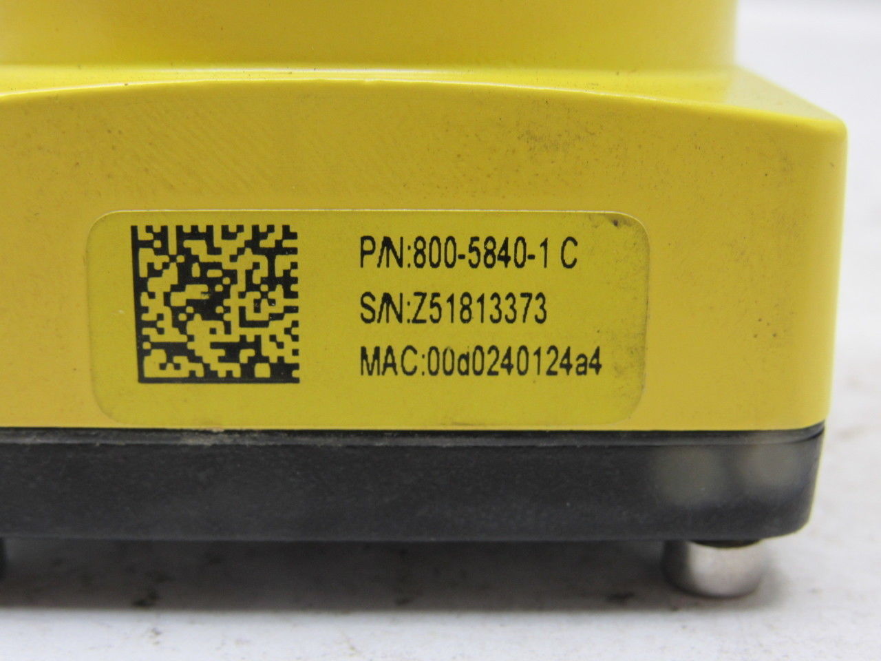 Cognex 800-5840-1C Insight 5000 24VDC 27x0.5 B&W Camera Scanner MAC00d0240124a4