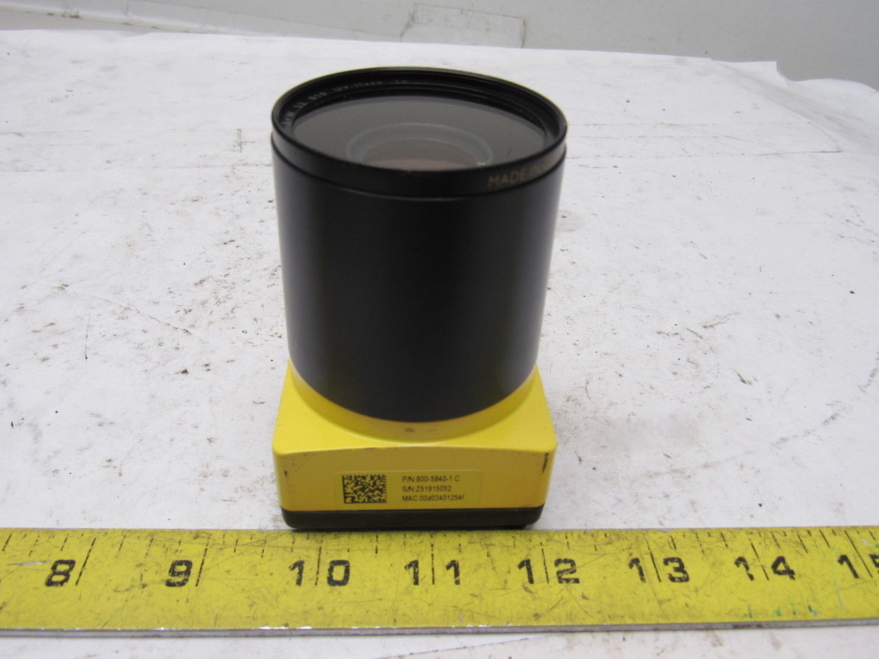 Cognex 800-5840-1C Insight 5000 24VDC 27x0.5 B&W Camera Scanner MAC00d02401254f