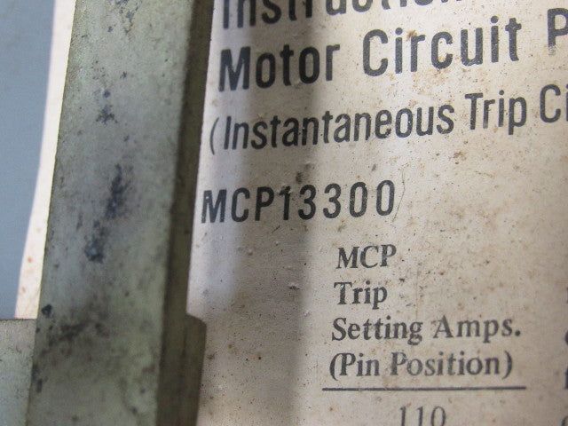 Westinghouse MCP13300 Model B 600V Electrical Disconnect Switch Box