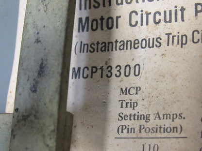 Westinghouse MCP13300 Model B 600V Electrical Disconnect Switch Box