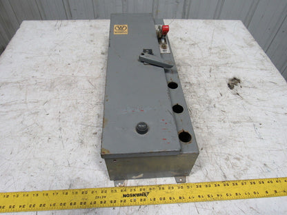 Westinghouse MCP13300 Model B 600V Electrical Disconnect Switch Box