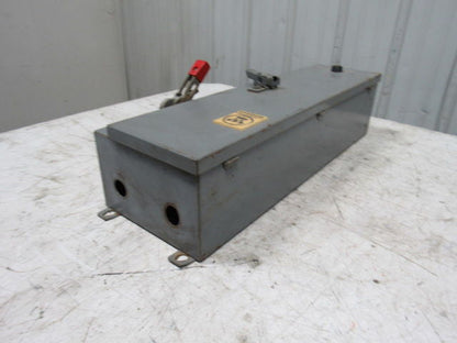 Westinghouse MCP13300 Model B 600V Electrical Disconnect Switch Box