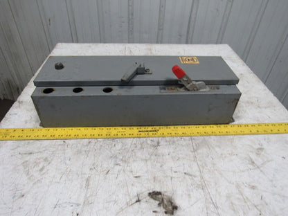 Westinghouse MCP13300 Model B 600V Electrical Disconnect Switch Box