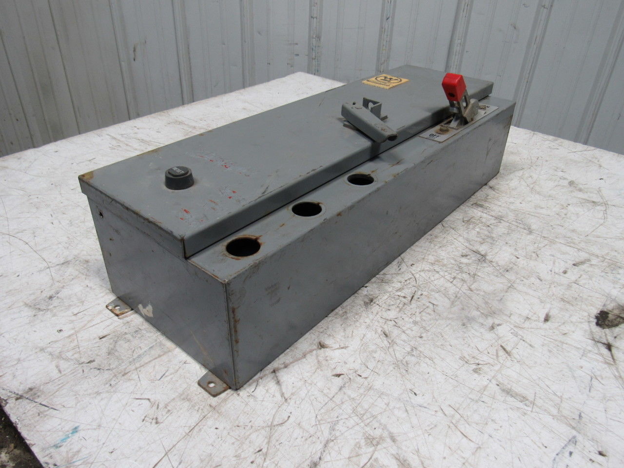 Westinghouse MCP13300 Model B 600V Electrical Disconnect Switch Box