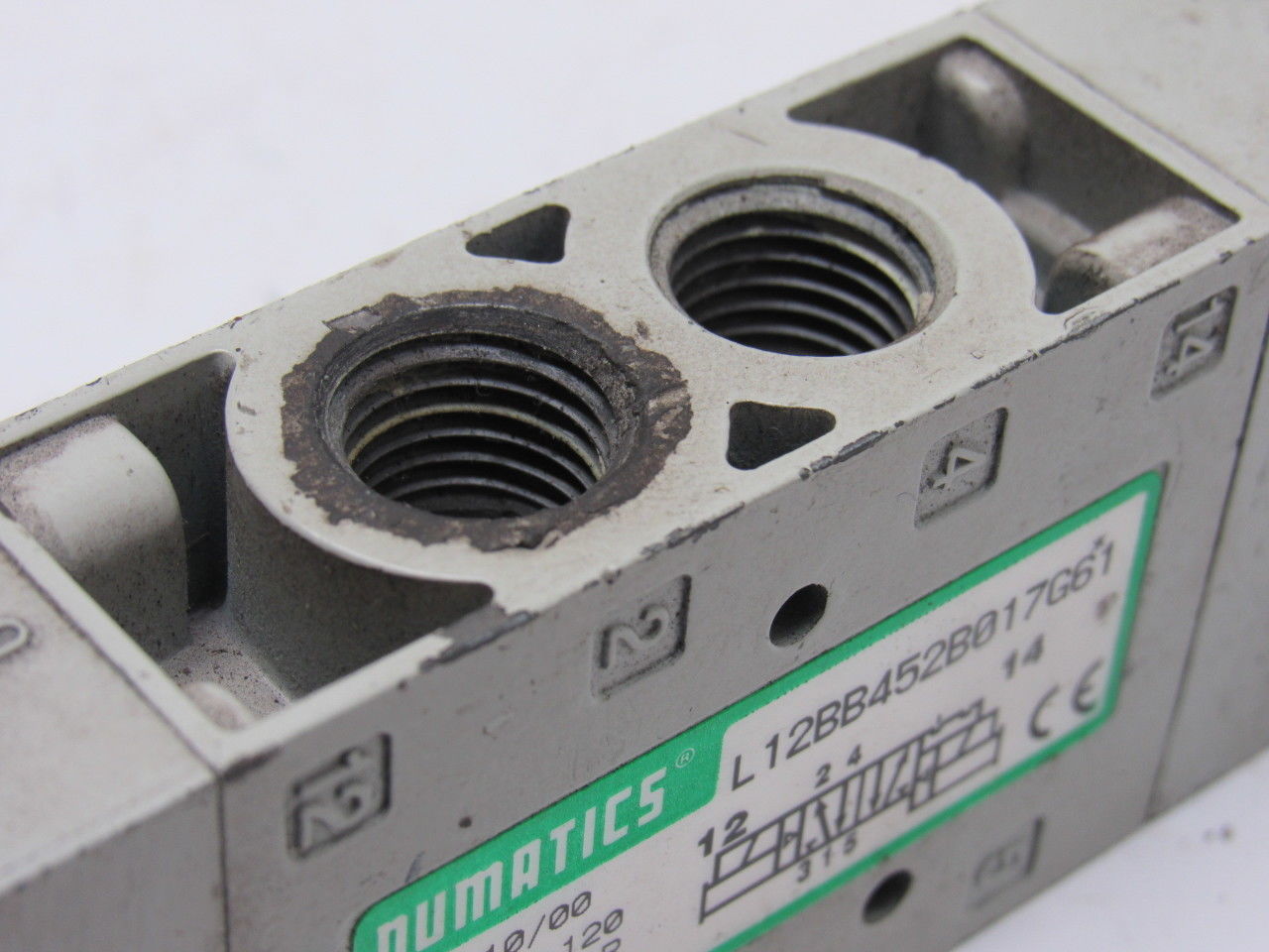 Numatics L12BB452B017G61 Pneumatic Air Valve 24VDC