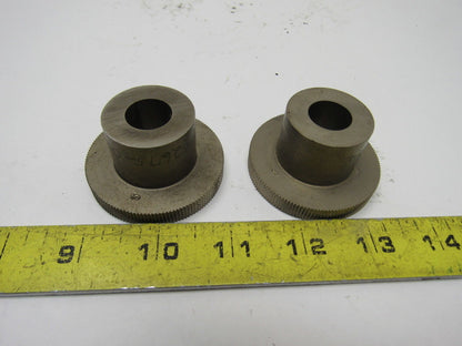 Reed 64 DP .649 24TPI 0.417 Circular Pitch Straight Knurl Tooling Die Set Of 2