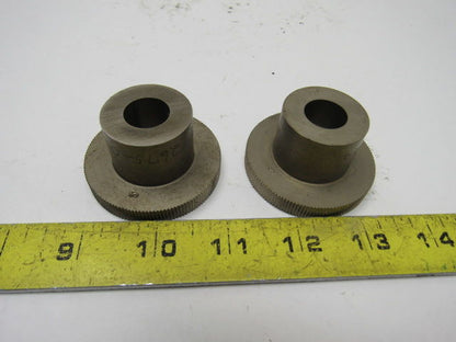 Reed 64 DP .649 24TPI 0.417 Circular Pitch Straight Knurl Tooling Die Set Of 2