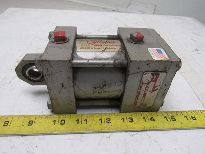 Milwaukee A62 Pneumatic Air Tie Rod Cylinder 2-1/2" Bore 3/4" Stroke Rod Clevis