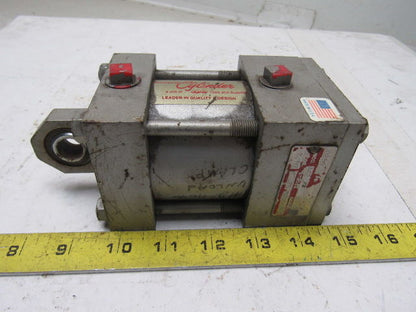 Milwaukee A62 Pneumatic Air Tie Rod Cylinder 2-1/2" Bore 3/4" Stroke Rod Clevis