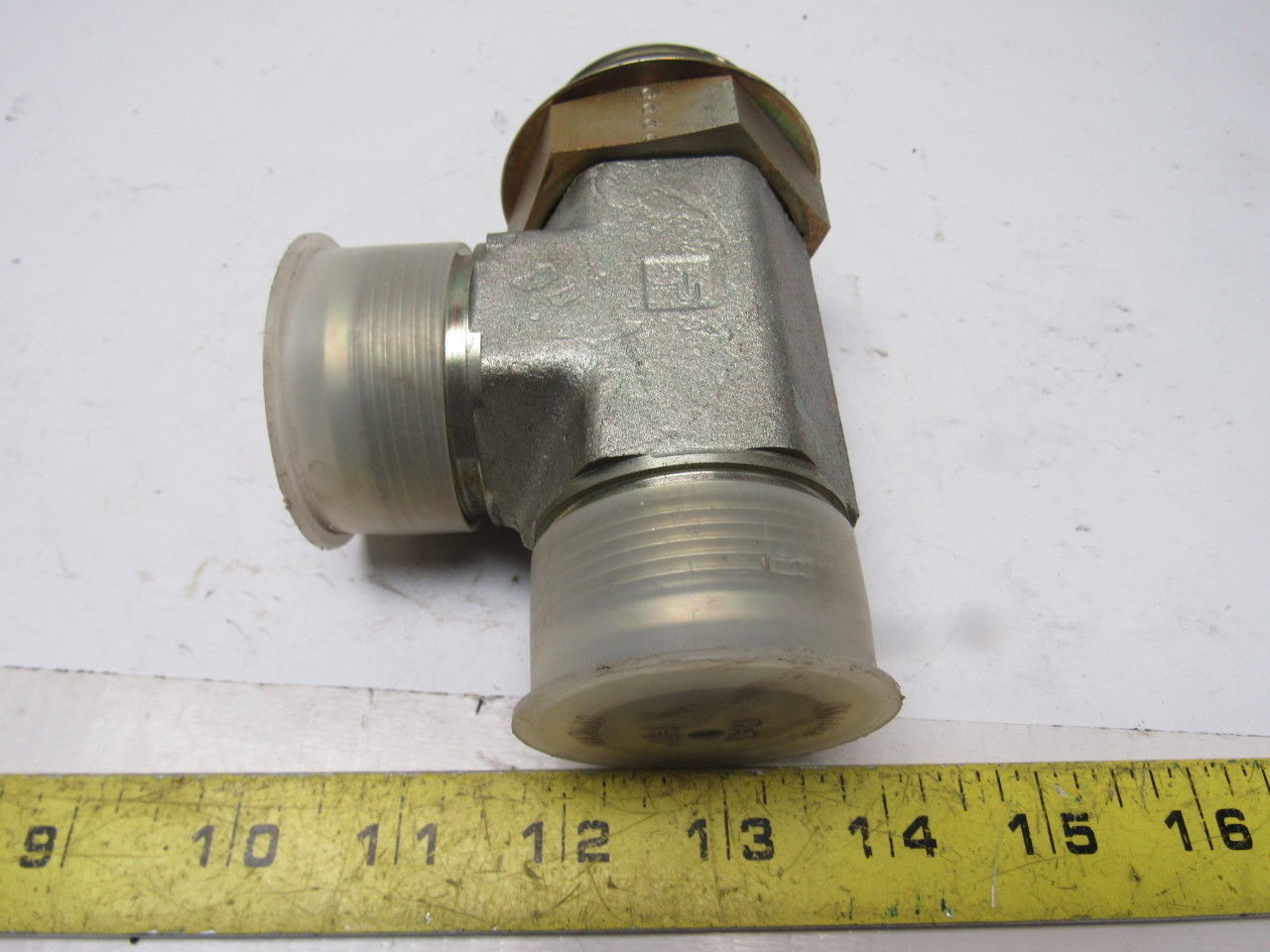 Steel Flared Tube Fitting Tee Male JIC 24x24 x 1-7/8"-12 O-Ring Boss Male