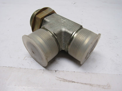 Steel Flared Tube Fitting Tee Male JIC 24x24 x 1-7/8"-12 O-Ring Boss Male