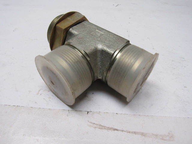 Steel Flared Tube Fitting Tee Male JIC 24x24 x 1-7/8"-12 O-Ring Boss Male