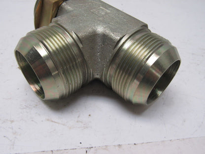 Steel Flared Tube Fitting Tee Male JIC 24x24 x 1-7/8"-12 O-Ring Boss Male
