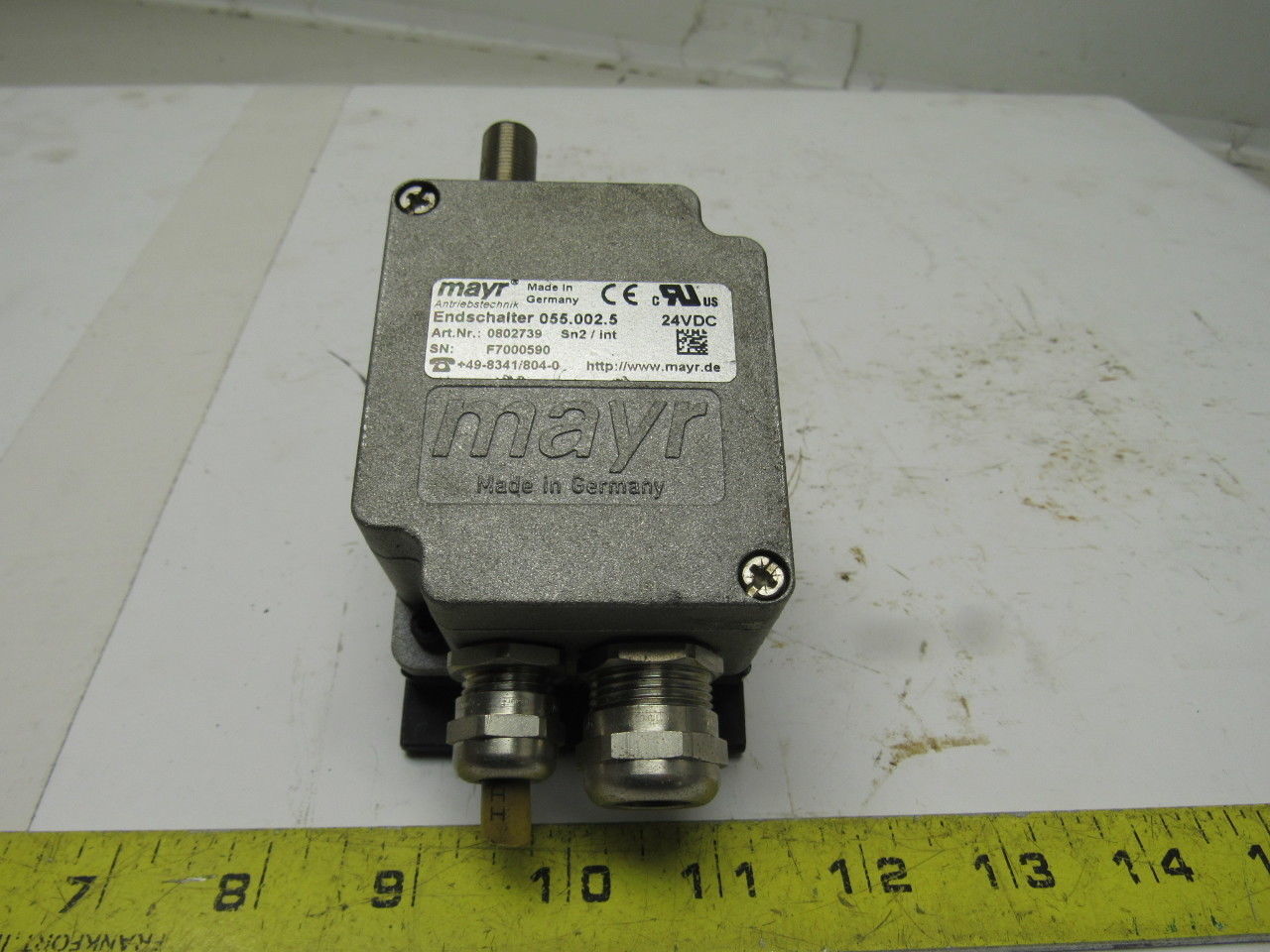 Mayr 055.002.5 Endschalter Limit Switch Clutch Sensor