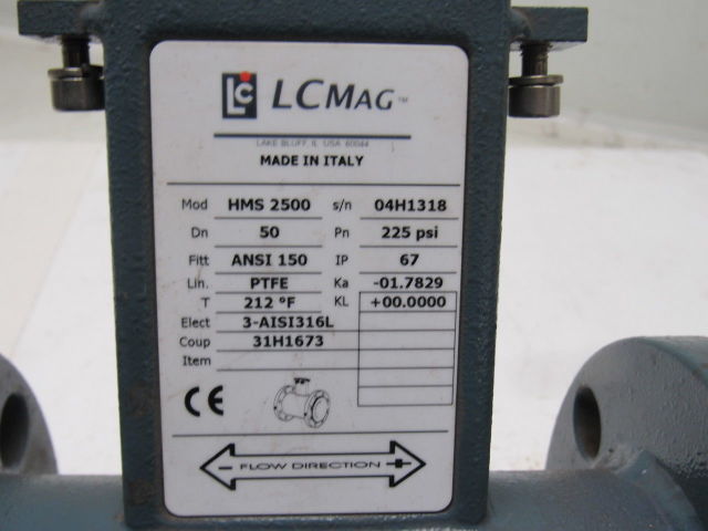 Liquid Controls HMS2500 2" Flange 150CL 225PSI MAG Meter Base