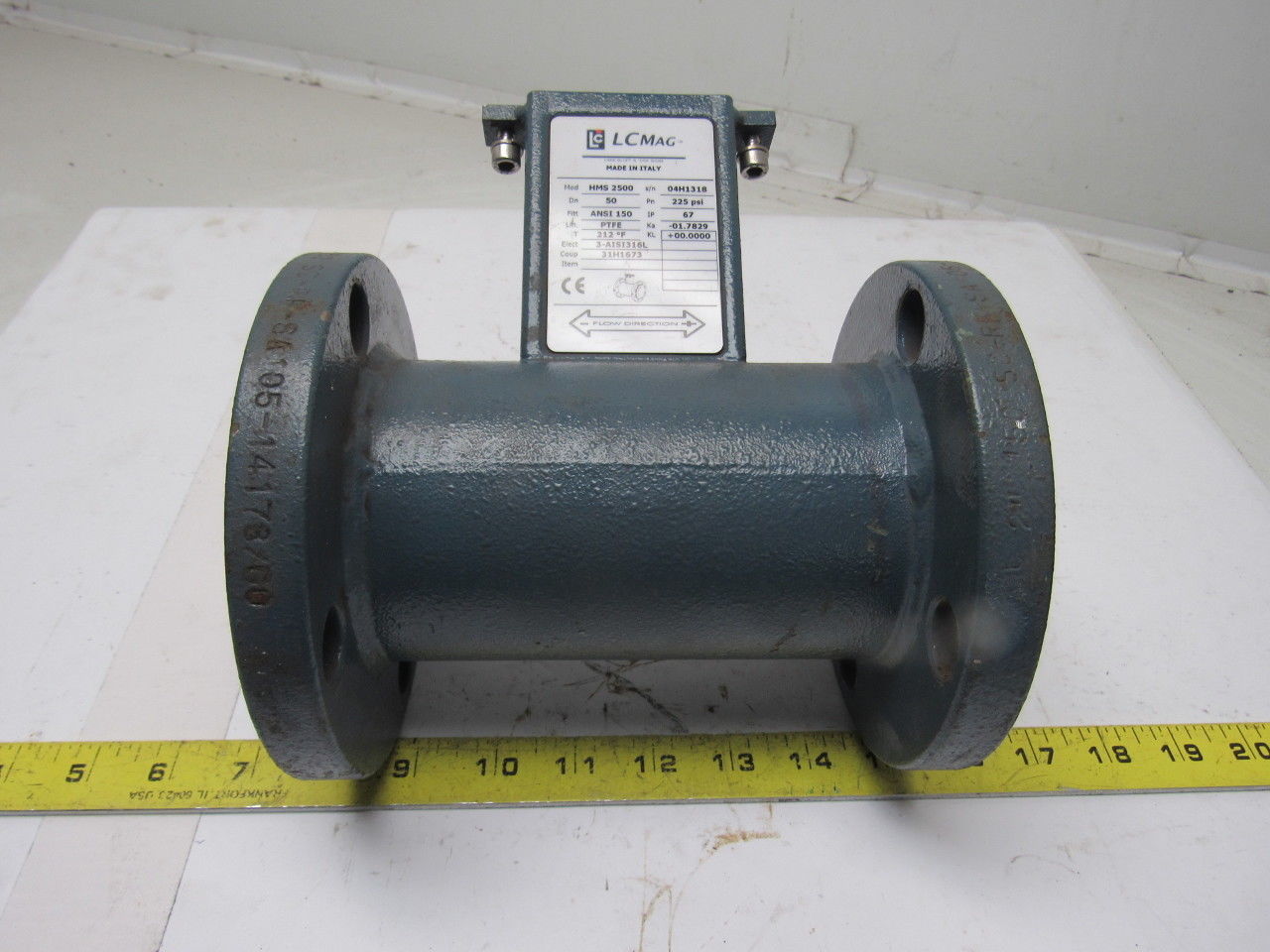 Liquid Controls HMS2500 2" Flange 150CL 225PSI MAG Meter Base