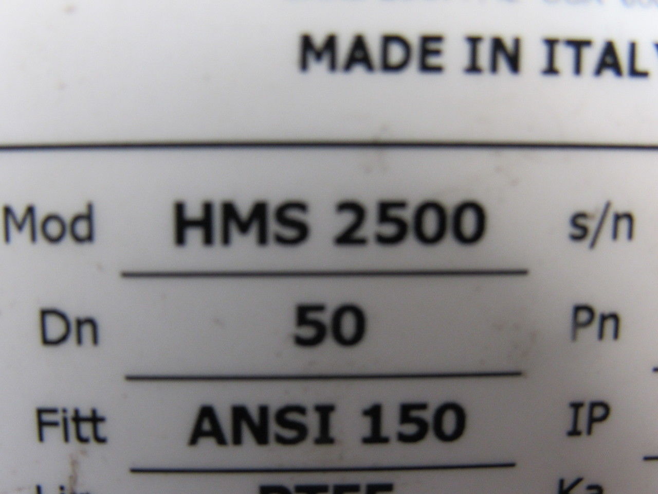 Liquid Controls HMS2500 2" Flange 150CL 225PSI MAG Meter Base
