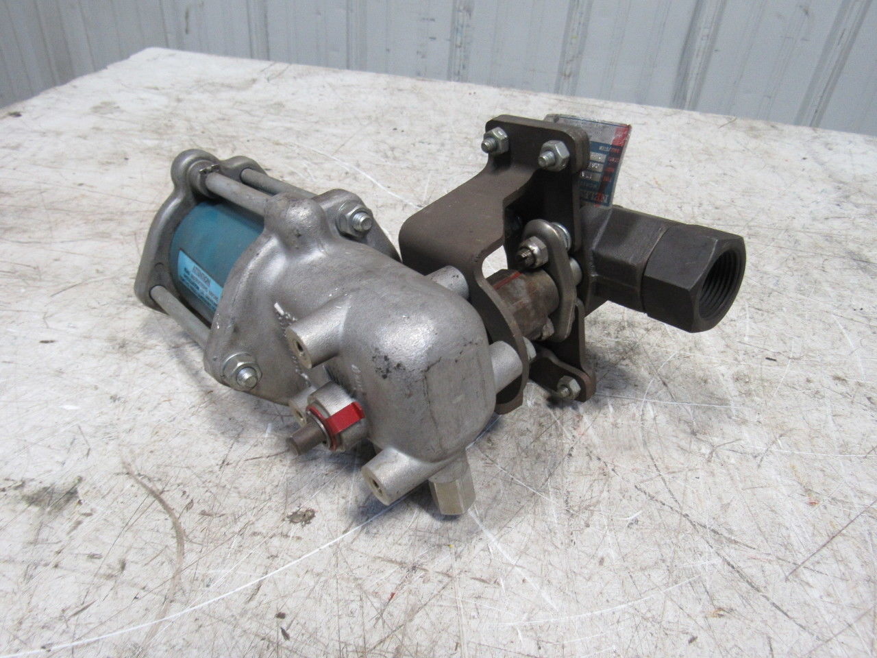 Jamesbury ST20C 1" Pneumatic Double Acting Valve Actuator 2.5" Bore 125PSI