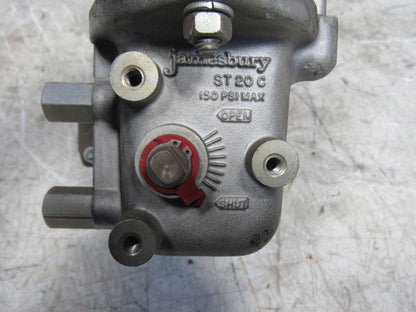 Jamesbury ST20C 1" Pneumatic Double Acting Valve Actuator 2.5" Bore 125PSI