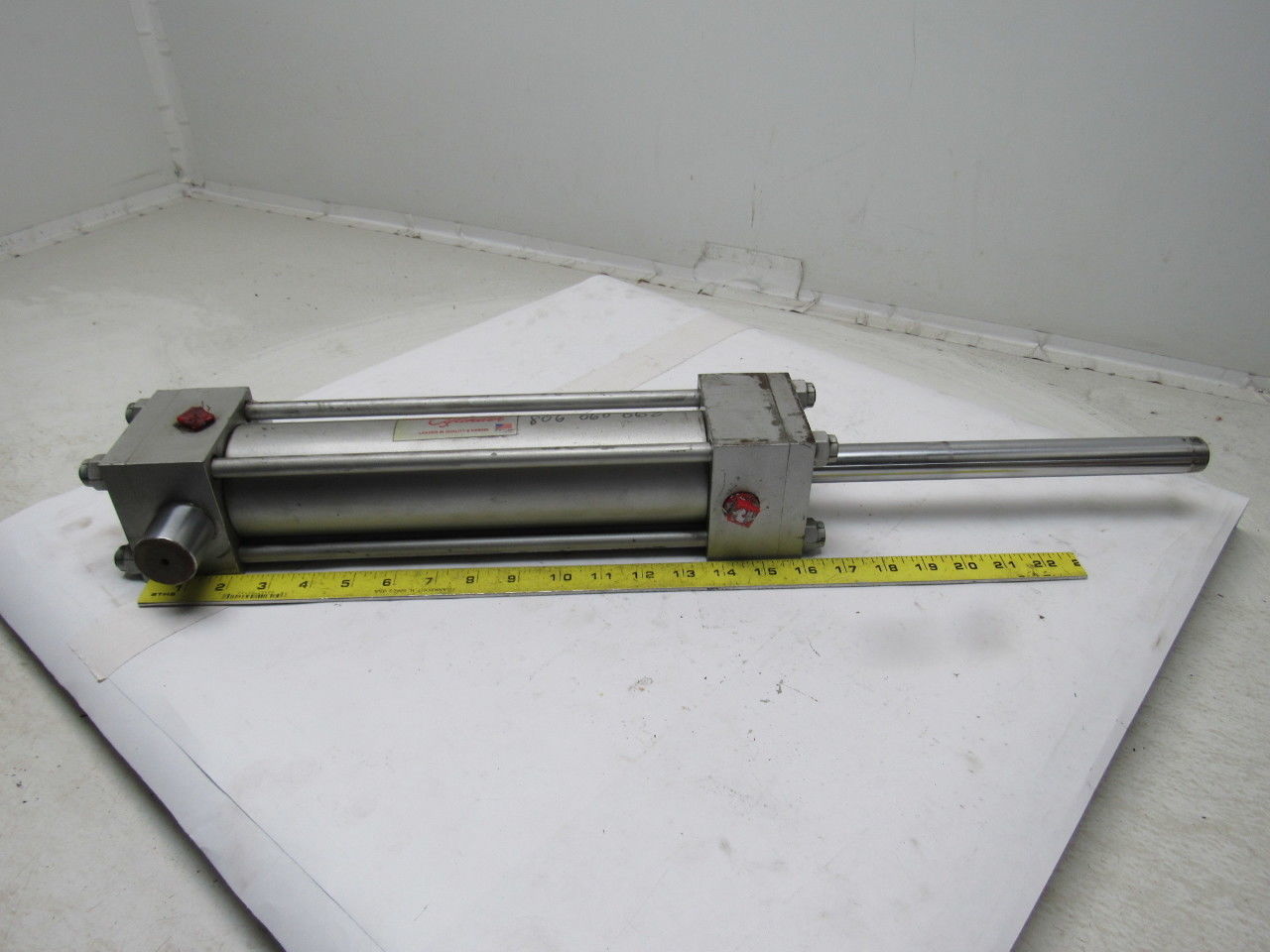 Milwaukee H71-D Pneumatic Air Cylinder 2.5" Bore 10" Stroke Double Rod