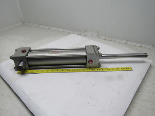 Milwaukee H71-D Pneumatic Air Cylinder 2.5" Bore 10" Stroke Double Rod