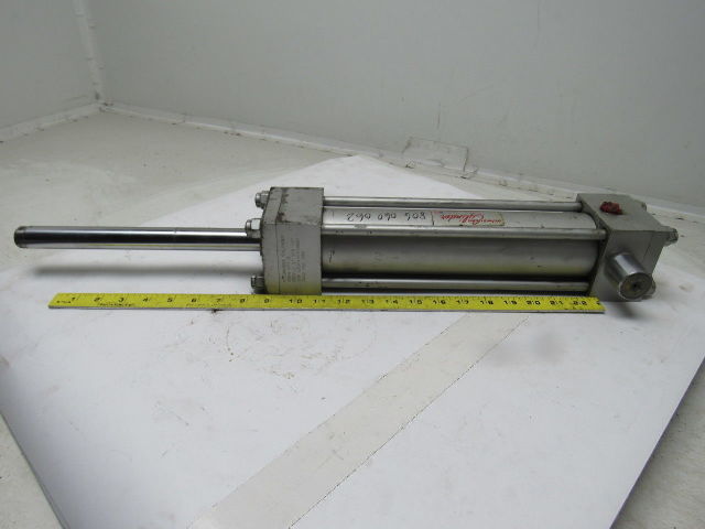 Milwaukee H71-D Pneumatic Air Cylinder 2.5" Bore 10" Stroke Double Rod